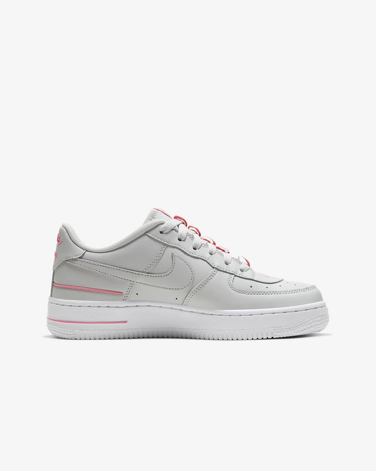 white & blue air force 1 lv8 3 trainers youth