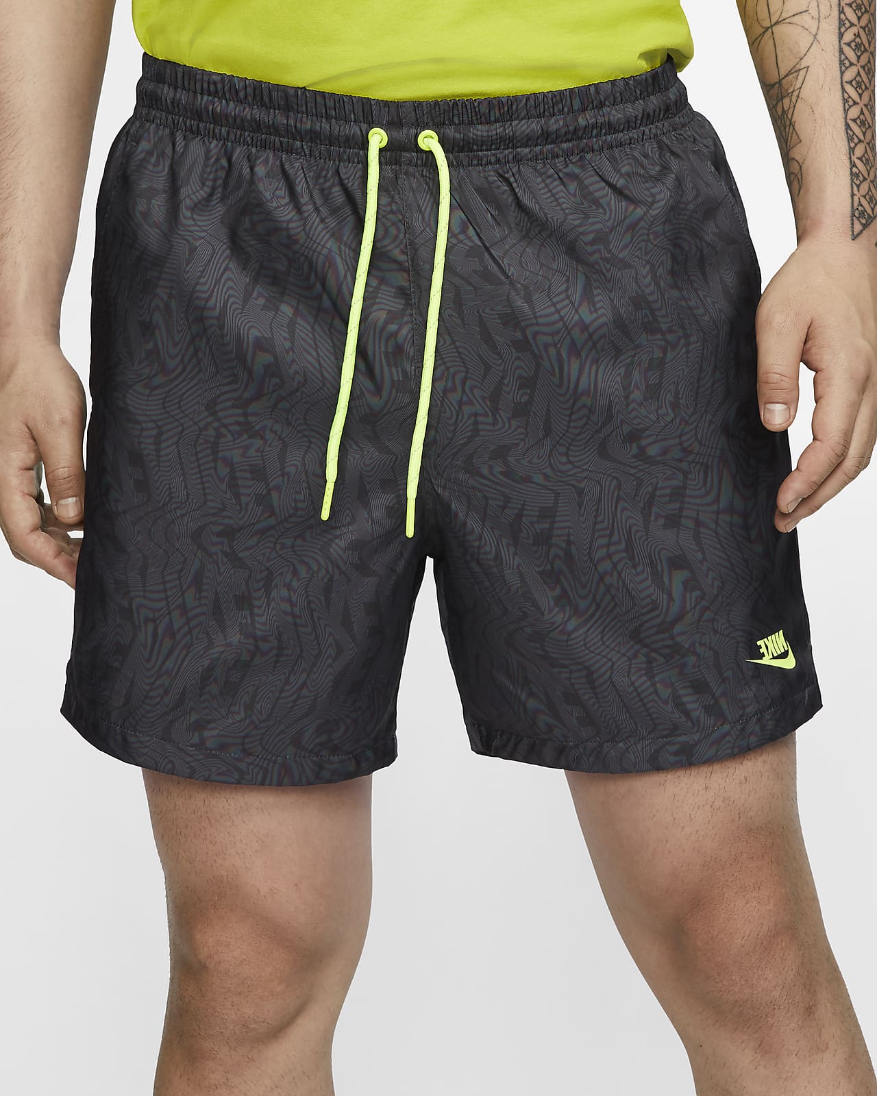 nike woven shorts black