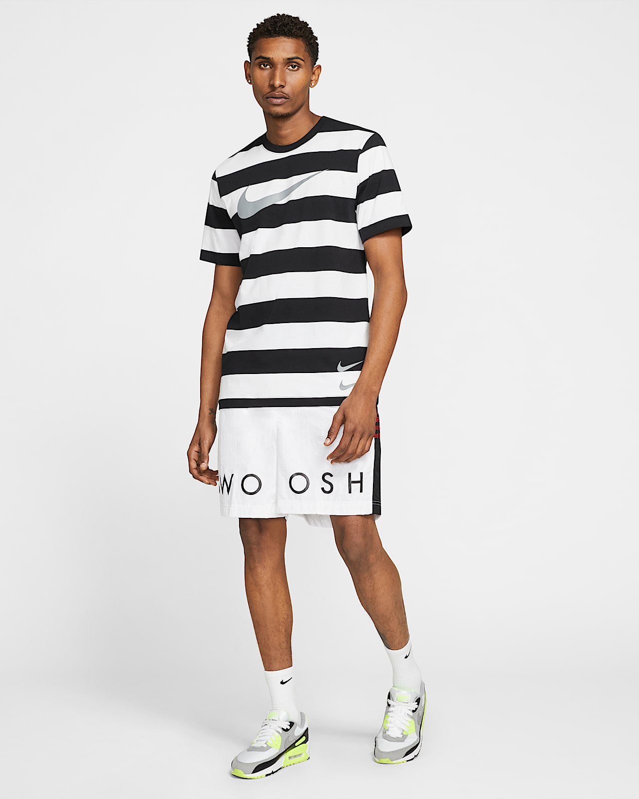 short nike sportswear swoosh