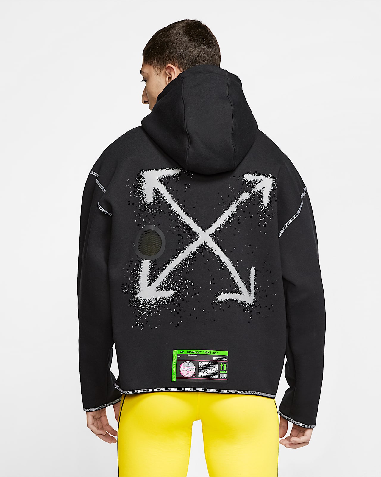 nike x off white running hoodie