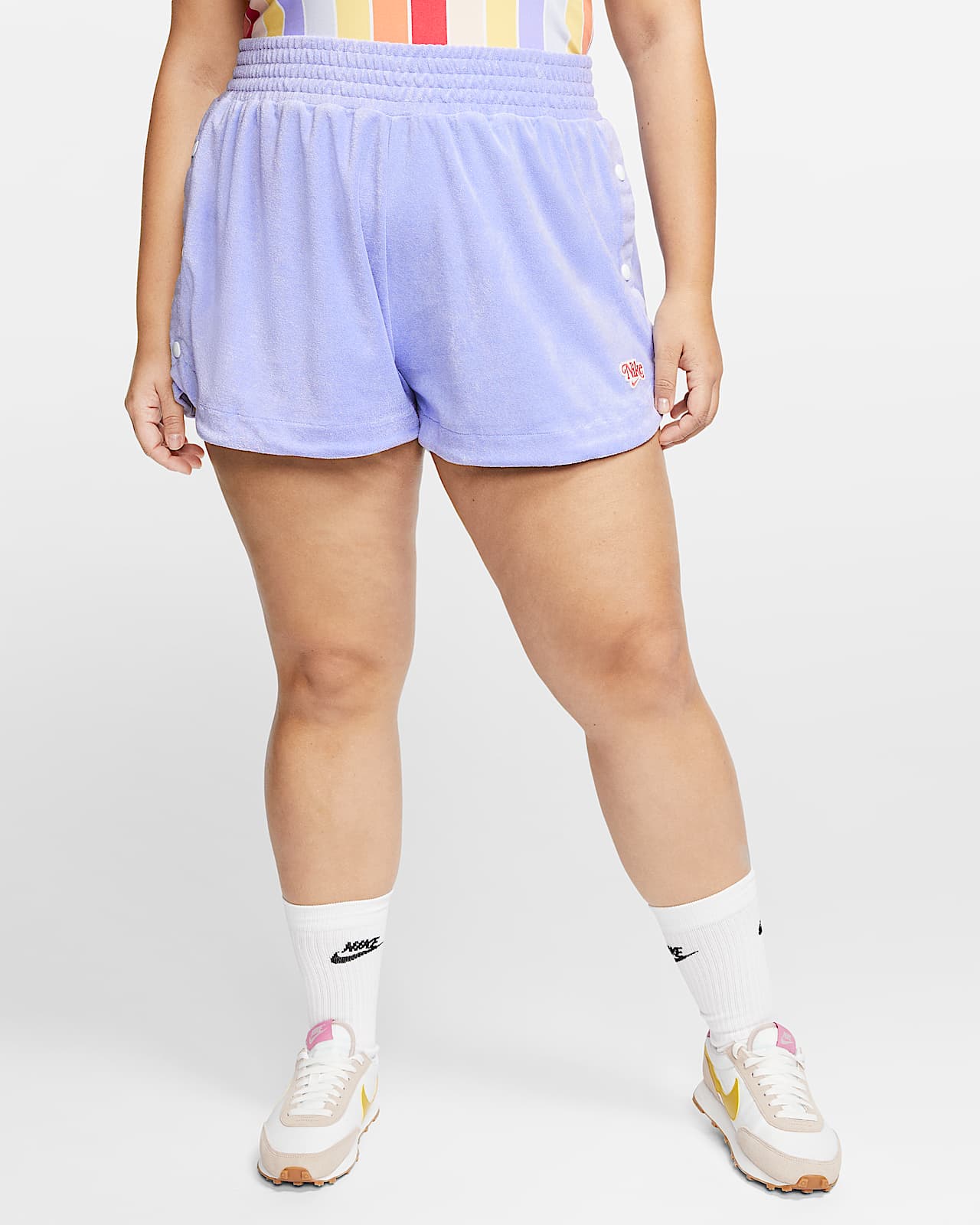 plus size nike shorts on sale