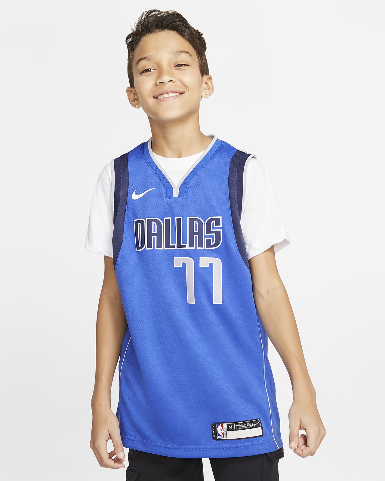 Maillot Nike NBA Swingman Mavericks Icon Edition pour Enfant plus âgé