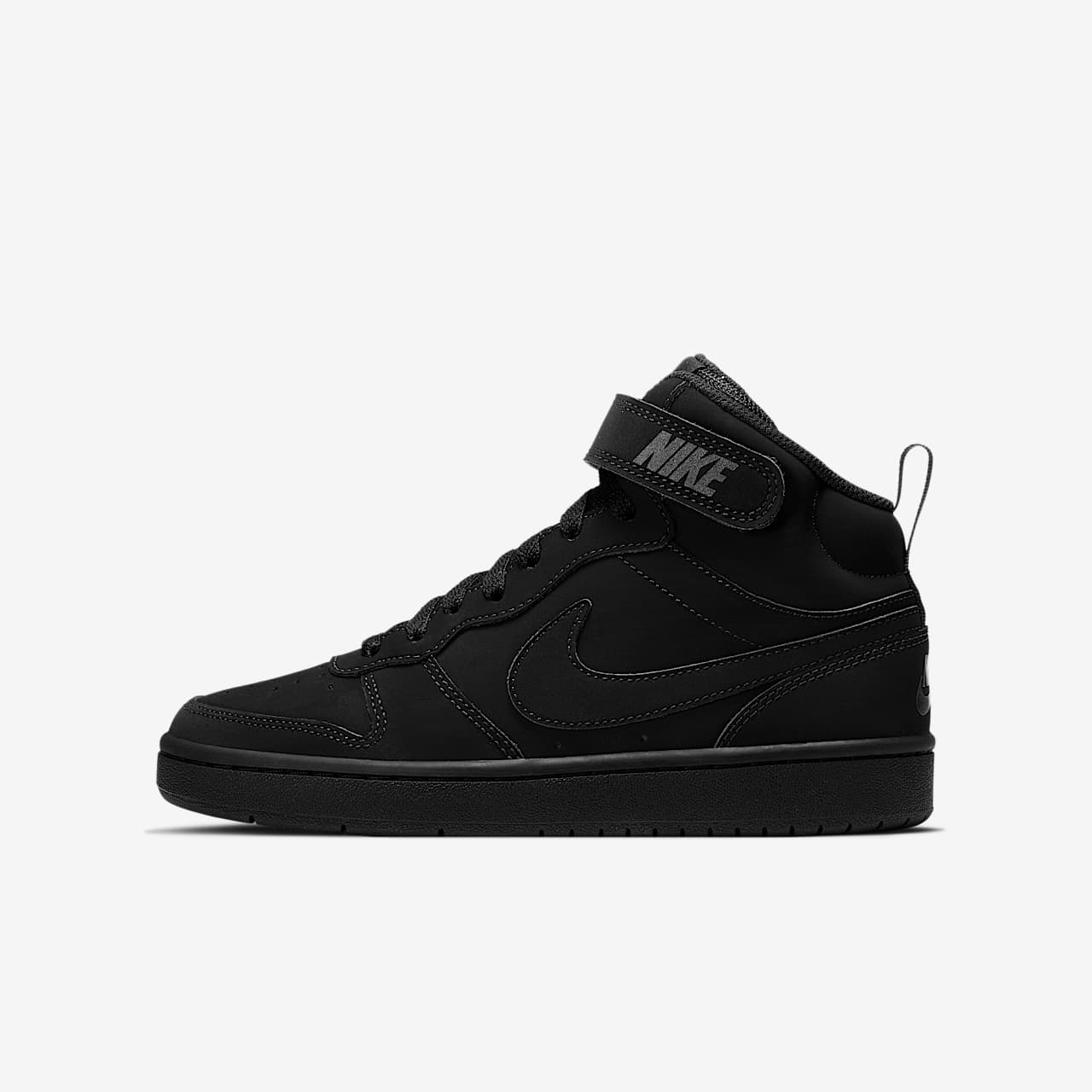 nike court borough mid 2 size 4