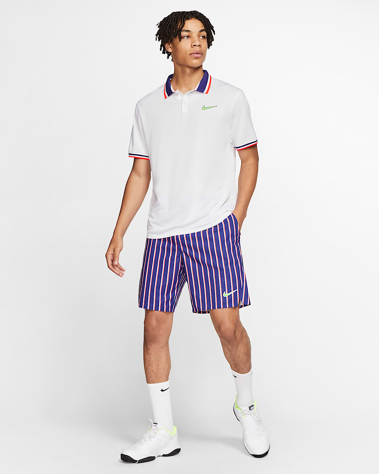 nike court slam tennis shorts
