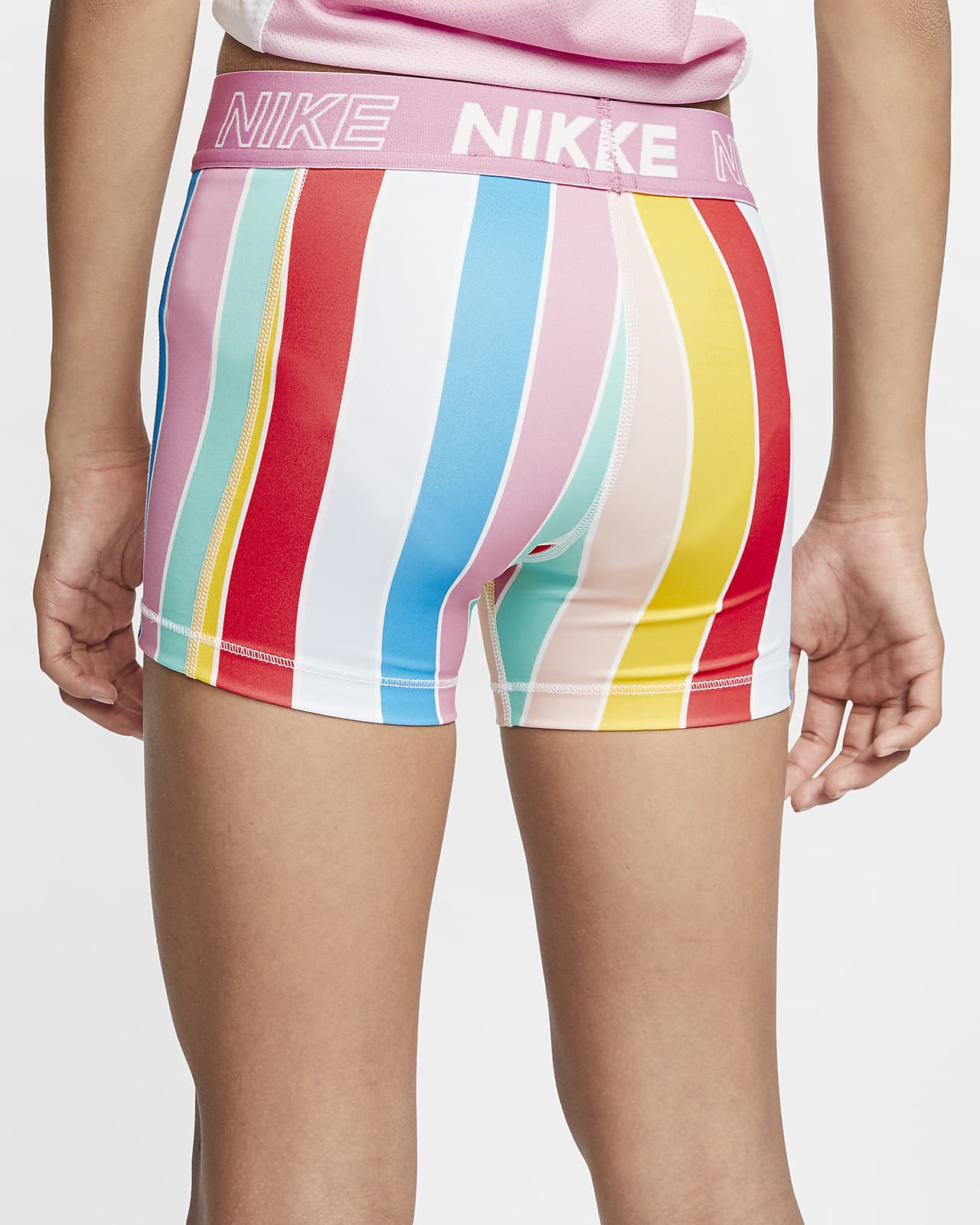 nike pro rainbow shorts