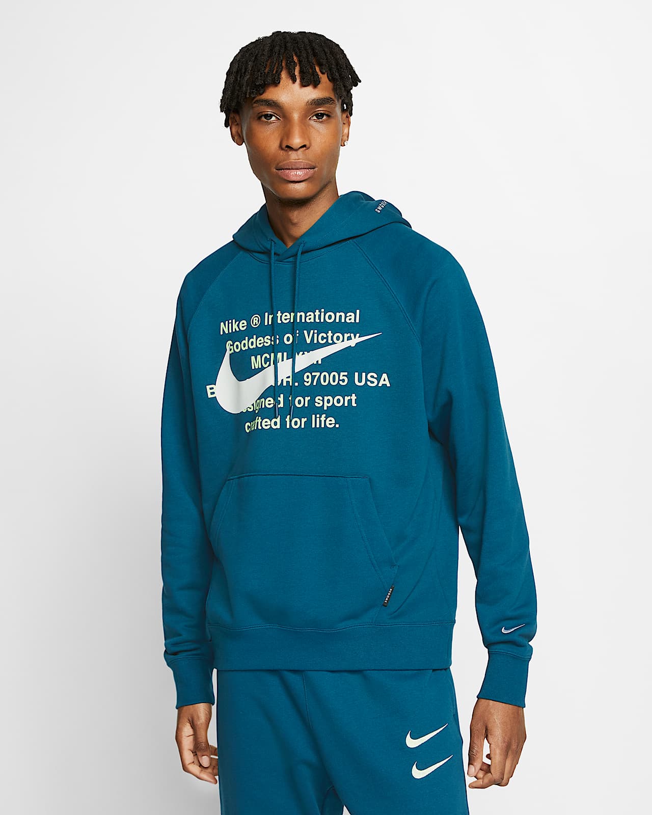 felpa blu nike