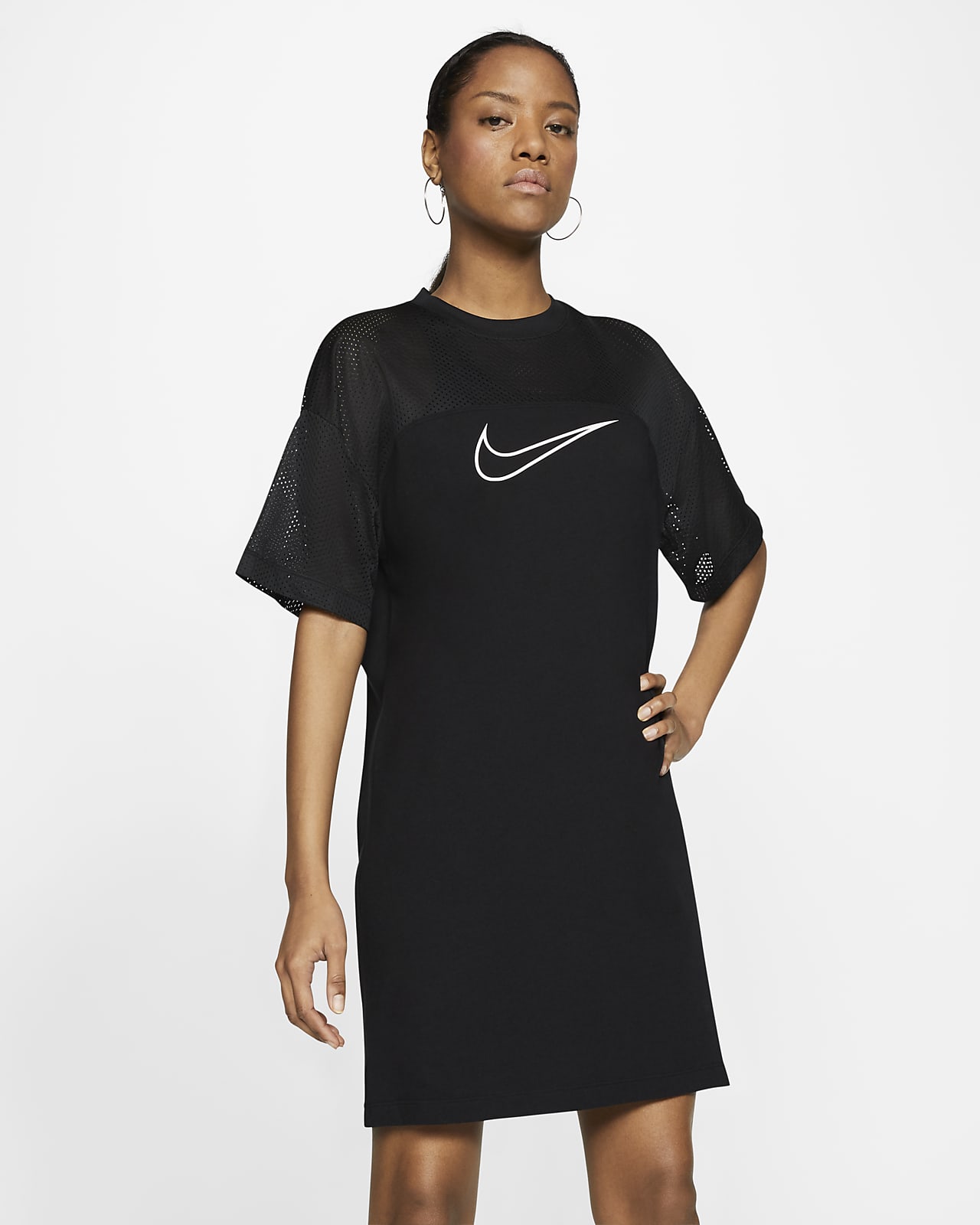 Buy > women black nike dress > in stock