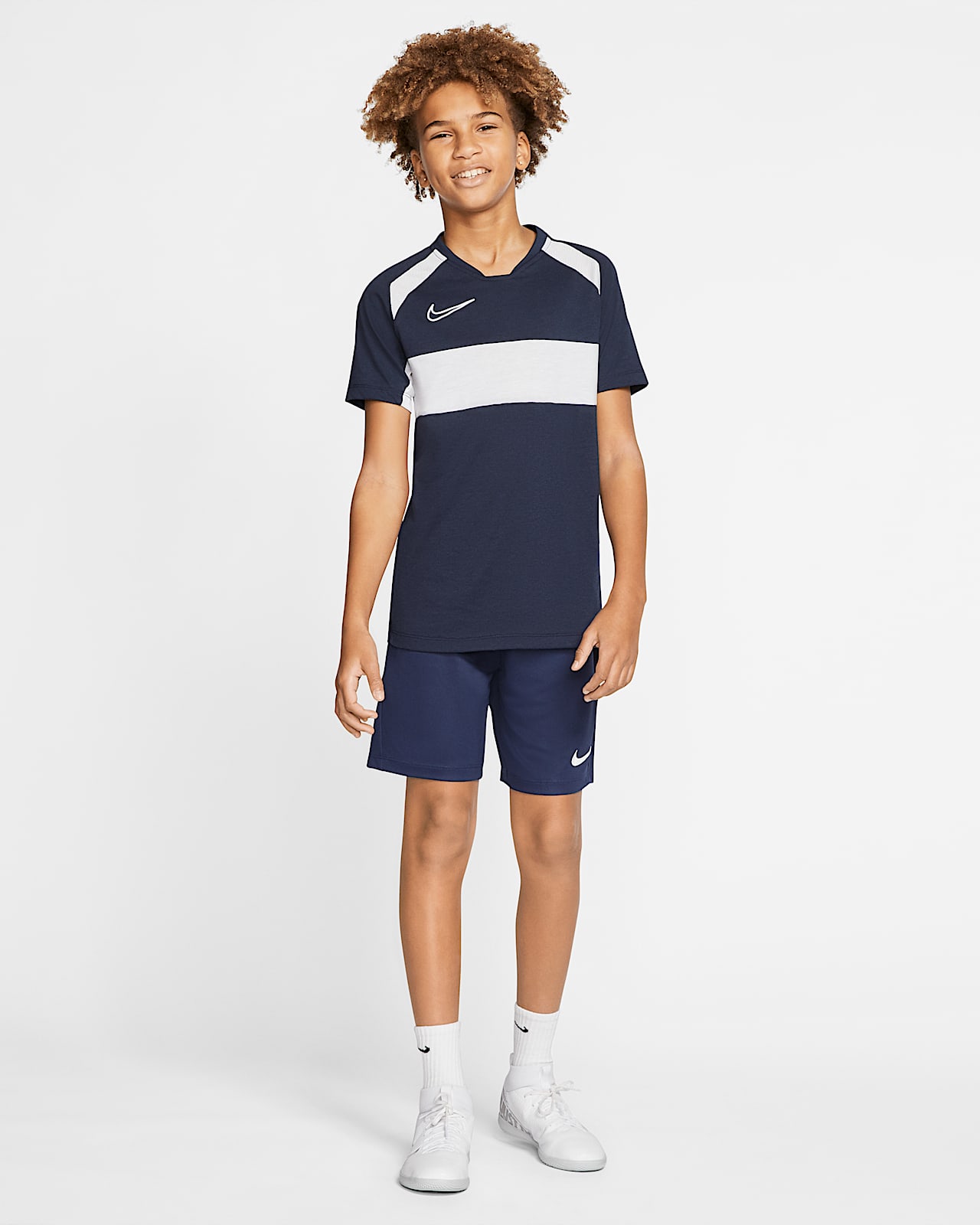 限定品】 サッカー フットサル トレーニングウェア ジュニア Dri-FIT パーク ホワイト ショートパンツ <BR>BV6865-100 