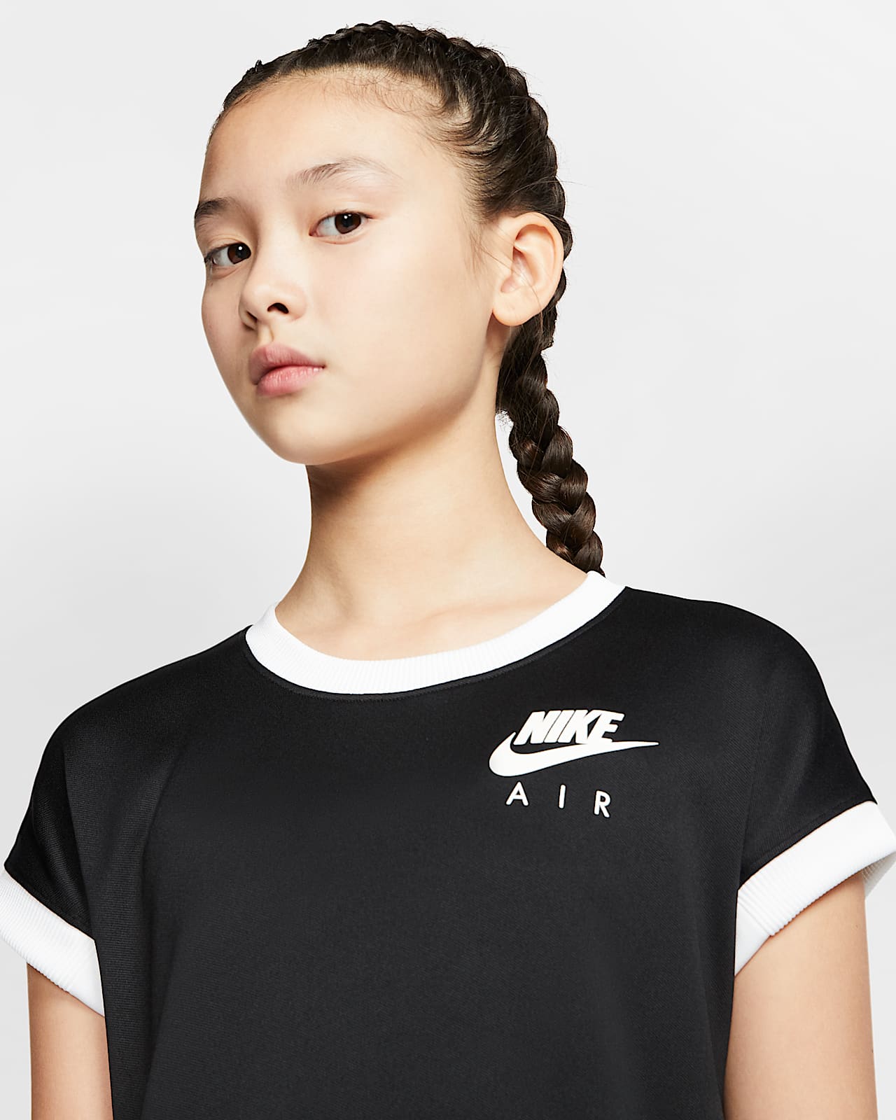 Kortärmad klänning Nike Air Big för ungdom (tjejer) Kortärmad klänning Nike Air Big för ungdom (tjejer)