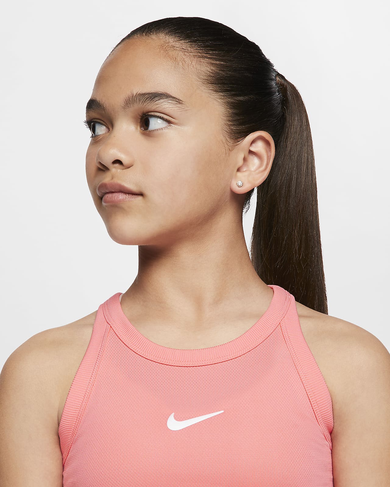 NikeCourt Dri-FIT Big Kids' (Girls') Tennis Tank. Nike.com