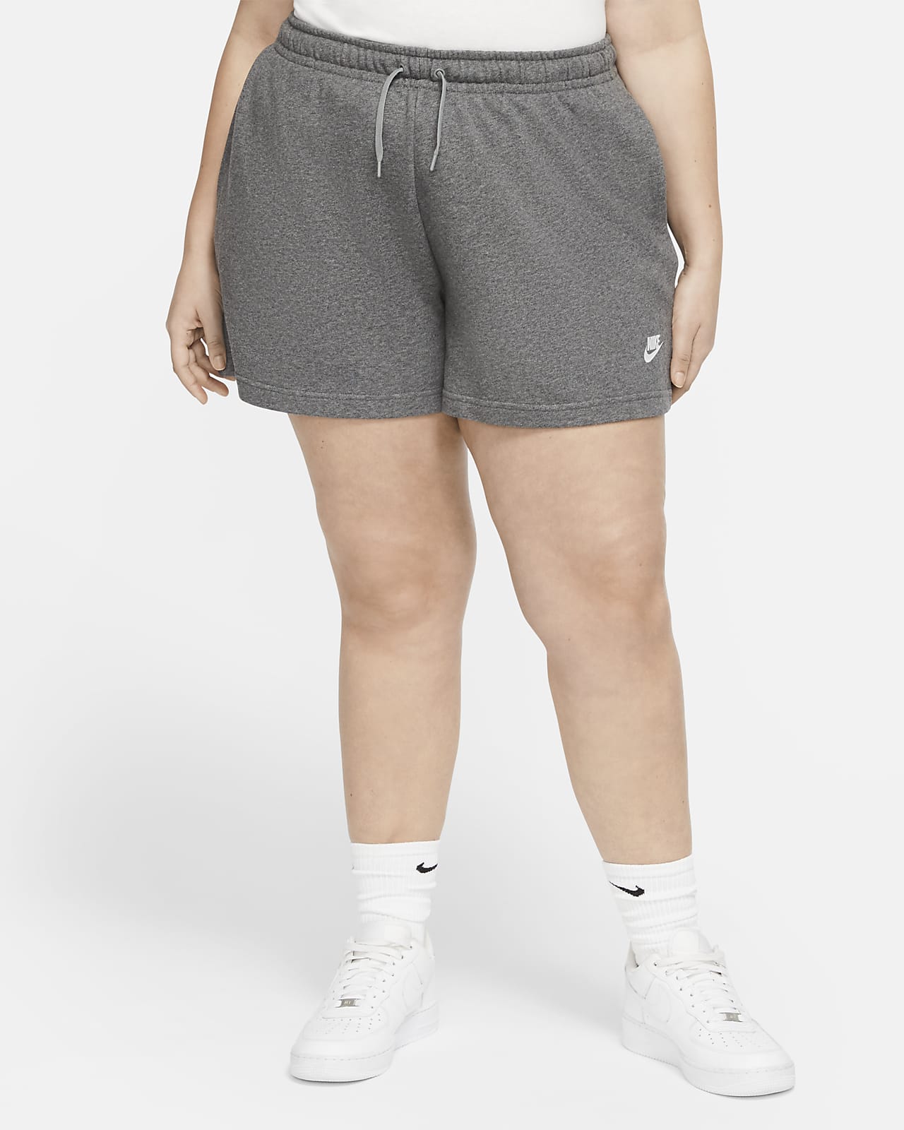 Shorts para mujer (talla grande) Nike Sportswear Club Fleece