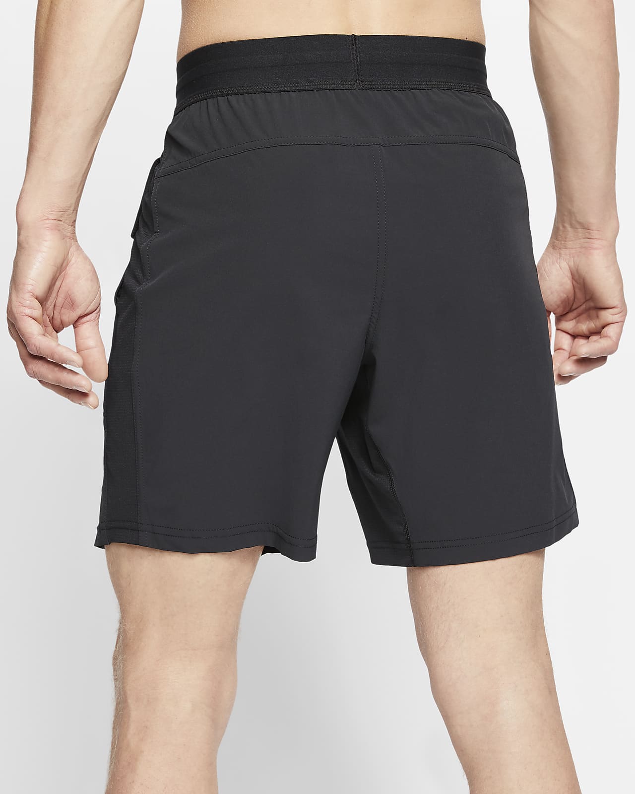 nike black training shorts