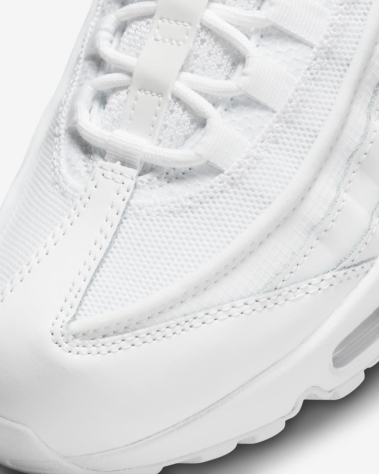 Baskets Nike Air Max 95 Essential CT1268-100 - NIKE - Homme - Blanc -  Lacets - Plat - Synthétique