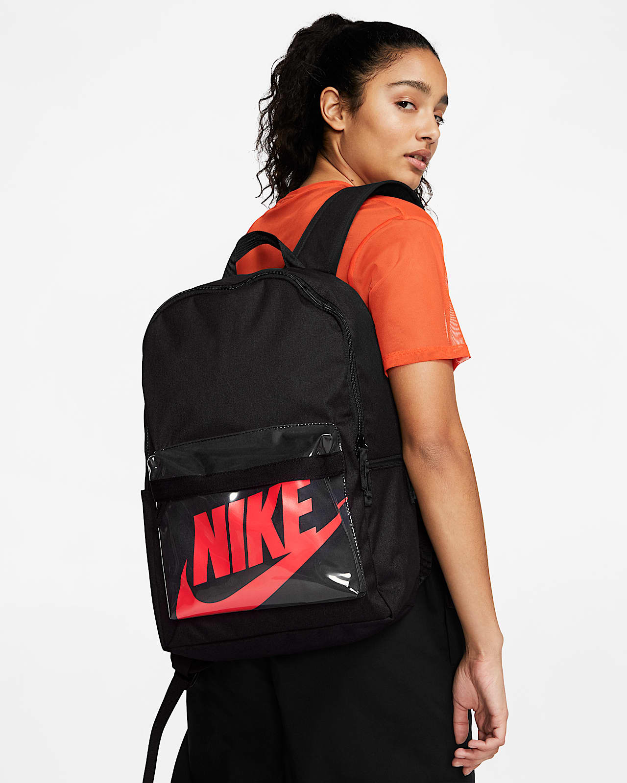 nike heritage black backpack
