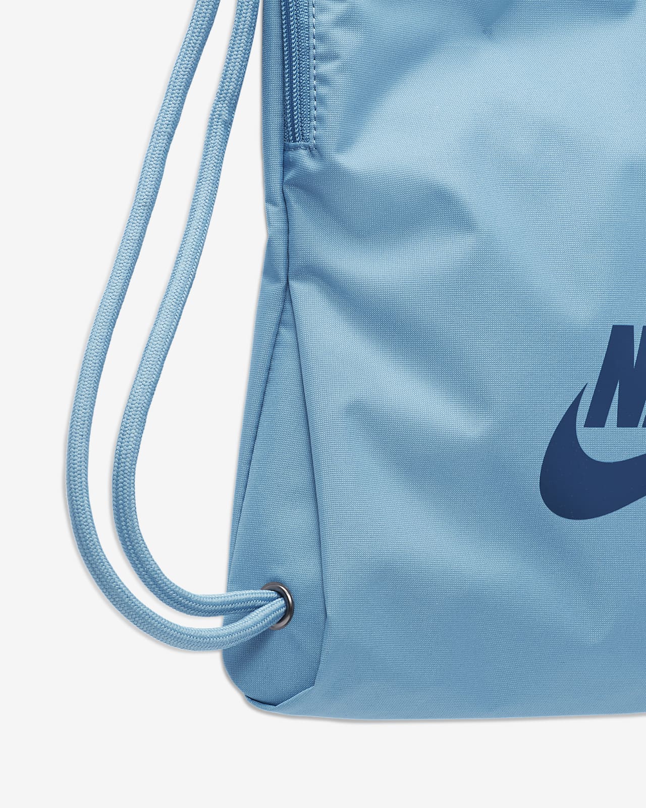 Nike Drawstring Bag/Gymsack Oversized Nike Logo - Blue & Seafoam Green