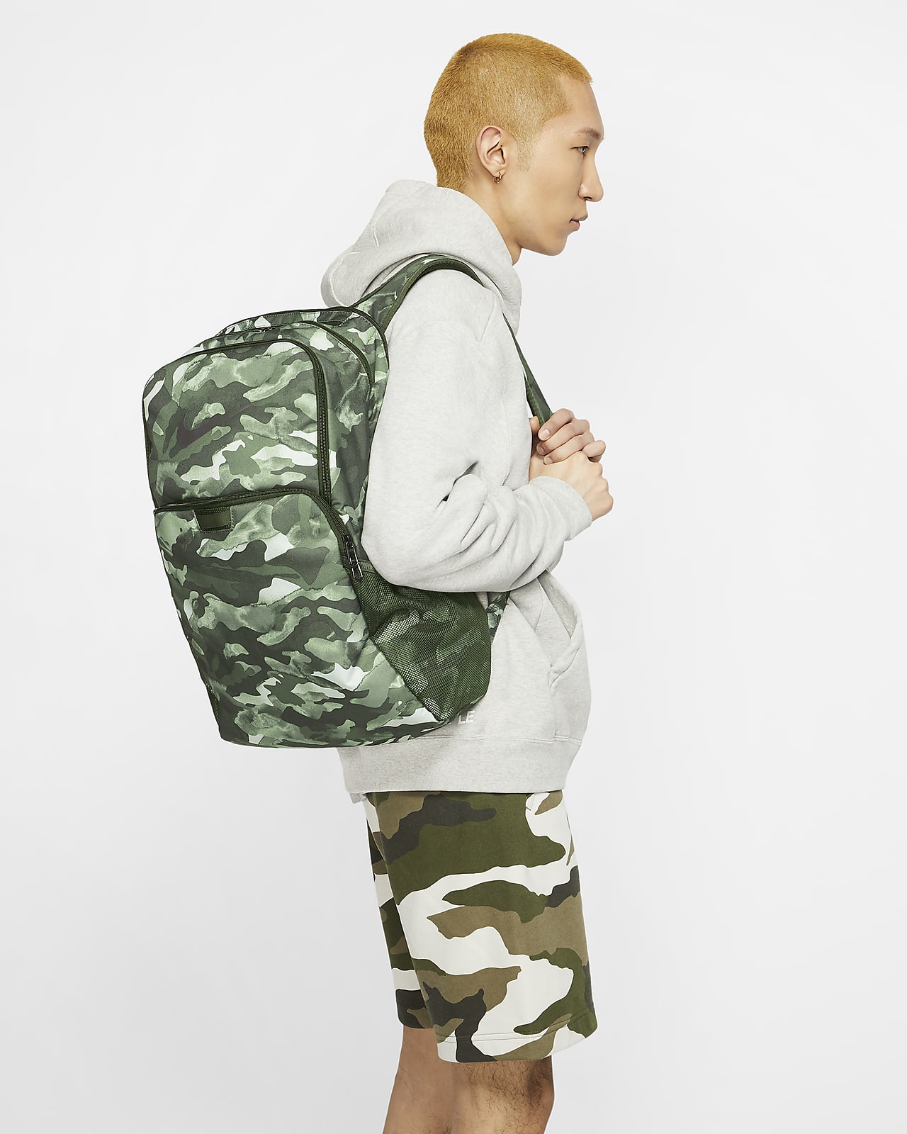 nike brasilia printed training backpack