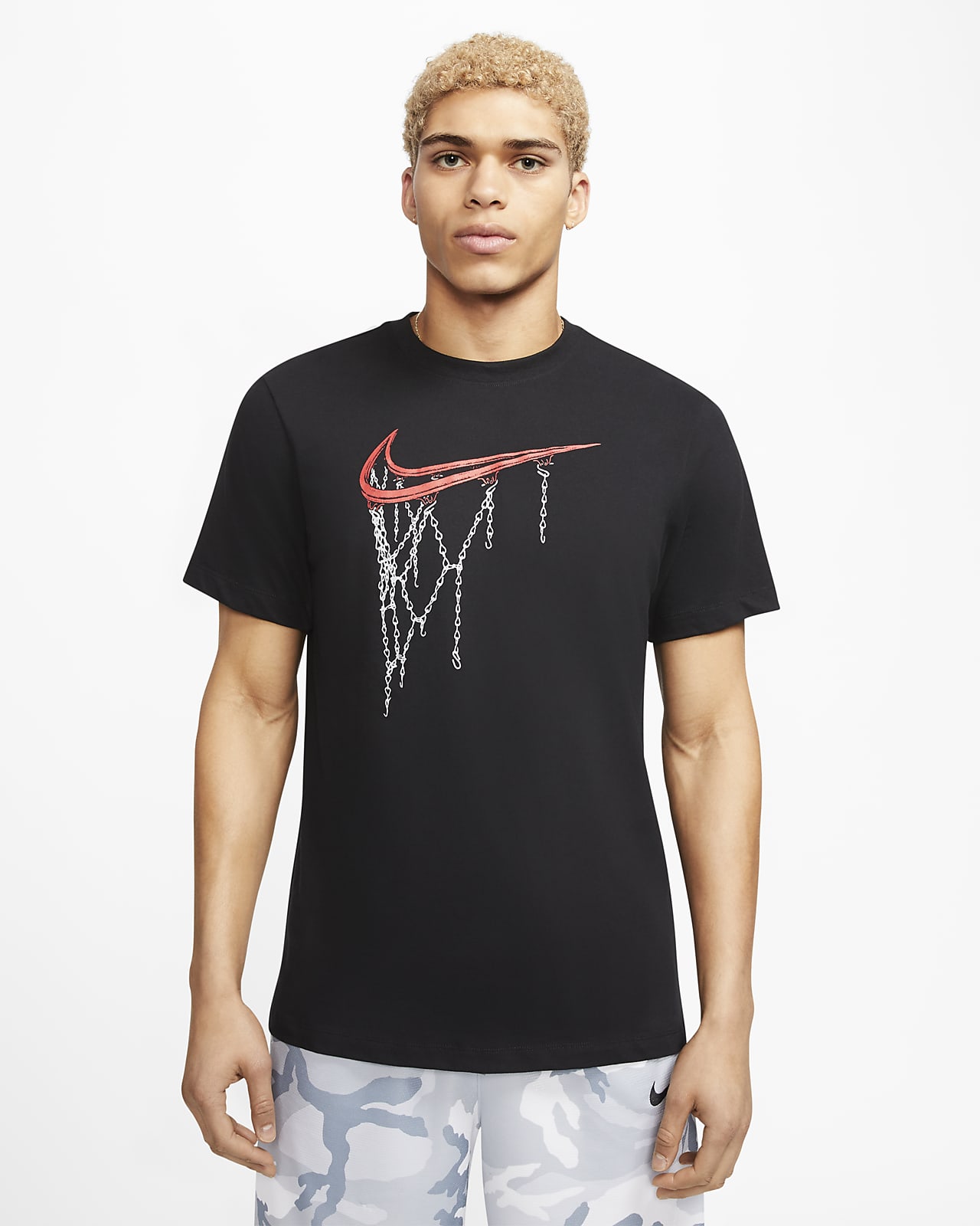 Nike Dri-FIT Swoosh Basketball-T-Shirt für Herren. Nike CH