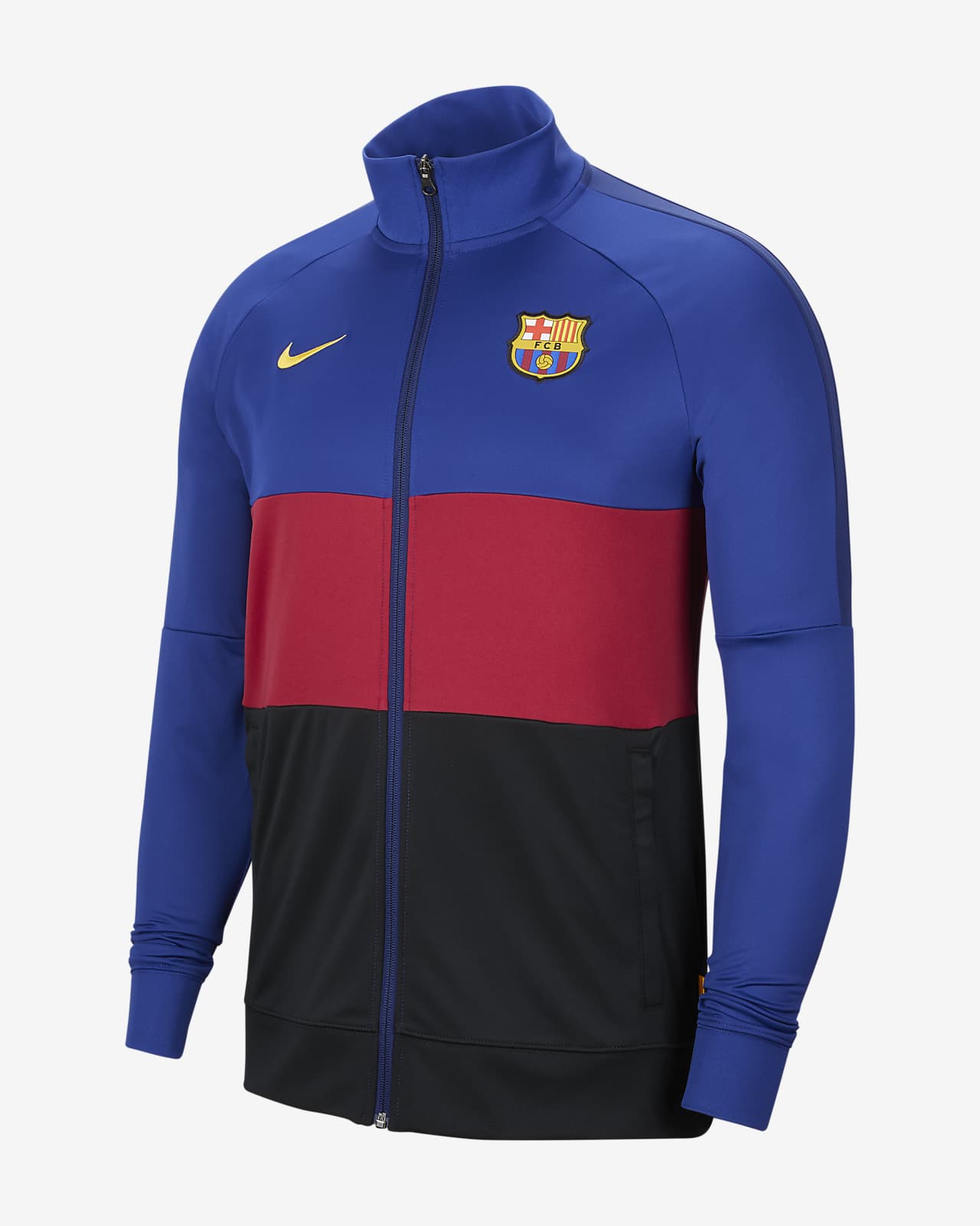 Chamarra de entrenamiento de fútbol para hombre FC Barcelona. Nike CL