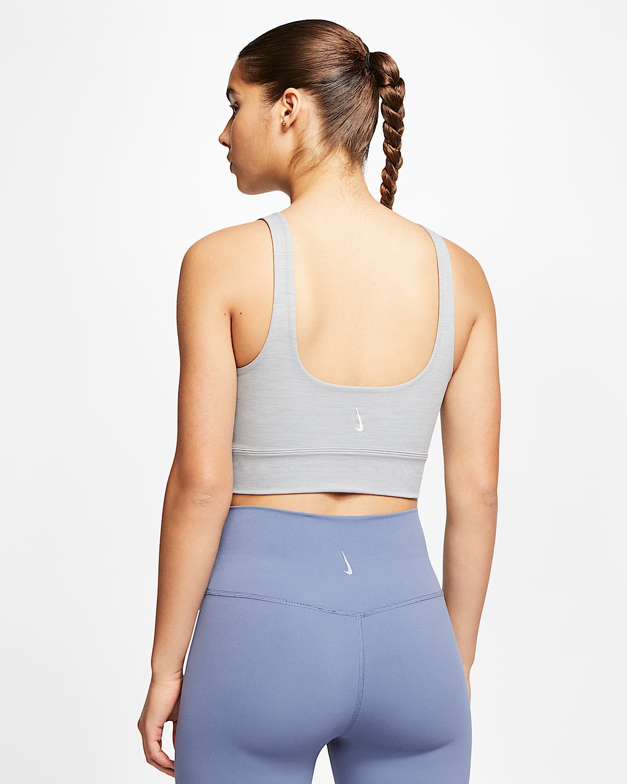 Top corto de Infinalon para mujer Nike Yoga Luxe. Nike.com