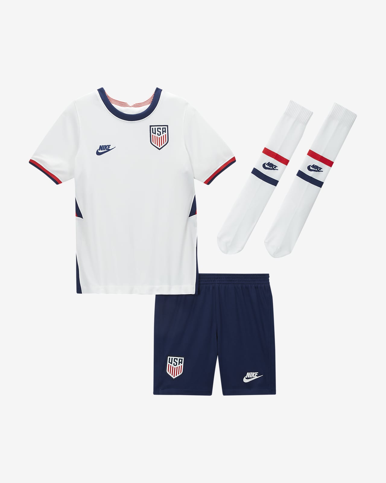 U.S. 2020 Home Kids' Soccer Kit. Nike.com