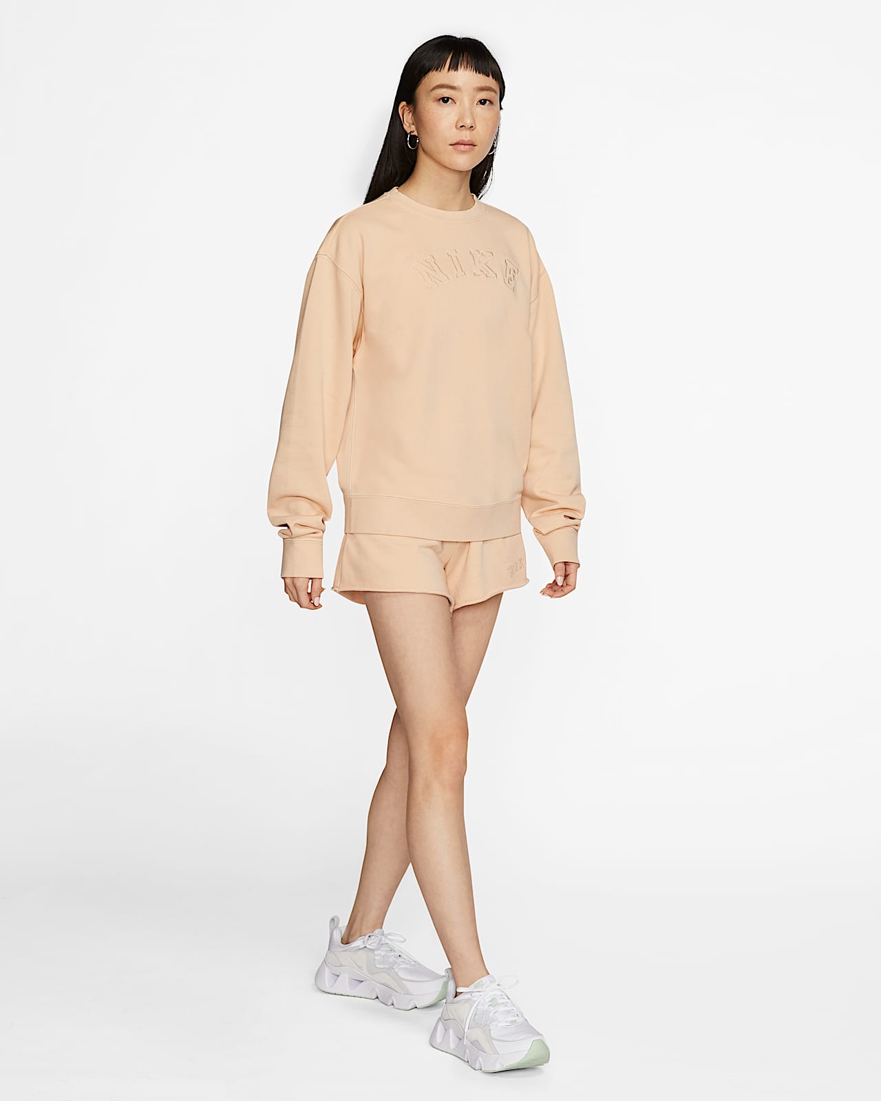 nike women's terry shorts