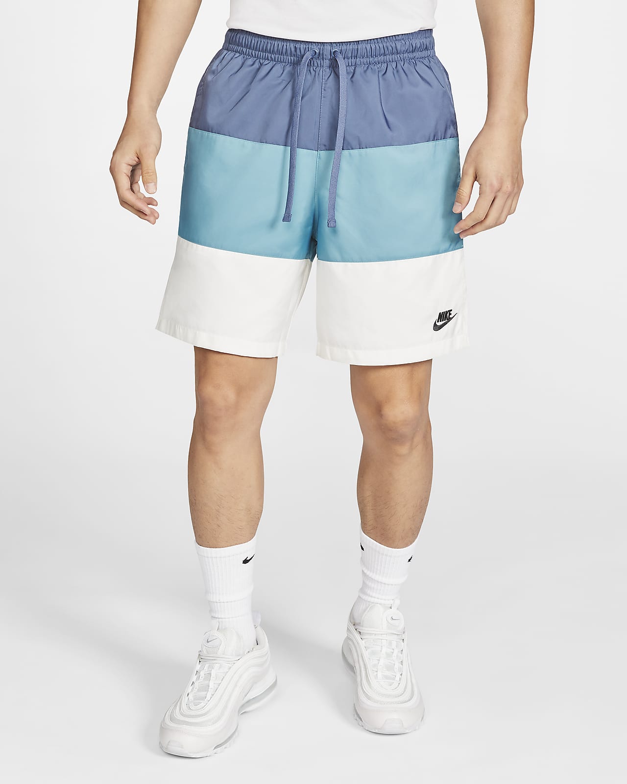 Nike Men's Sportwear City Edition Color Block Woven Shorts