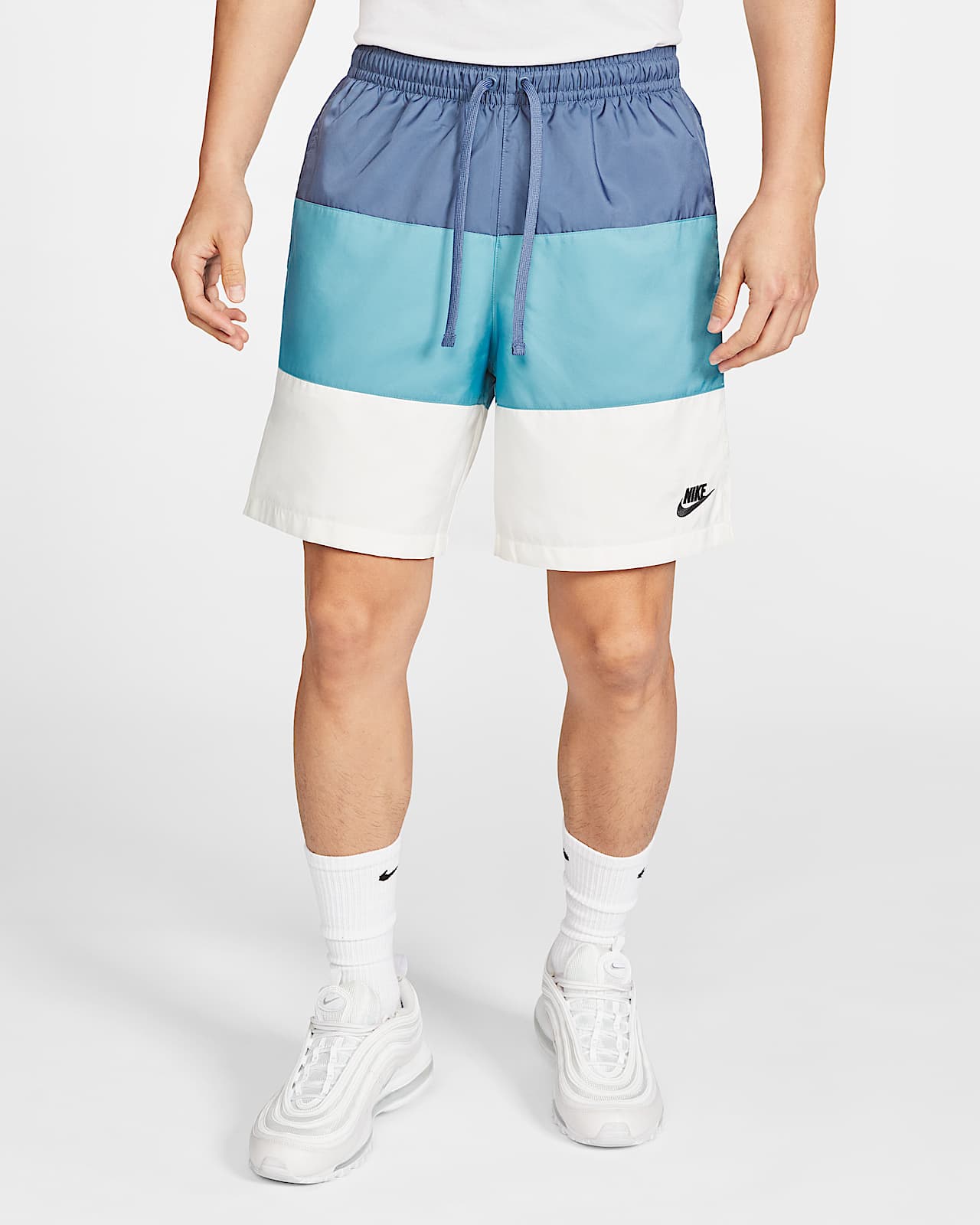 Nike men best sale woven shorts