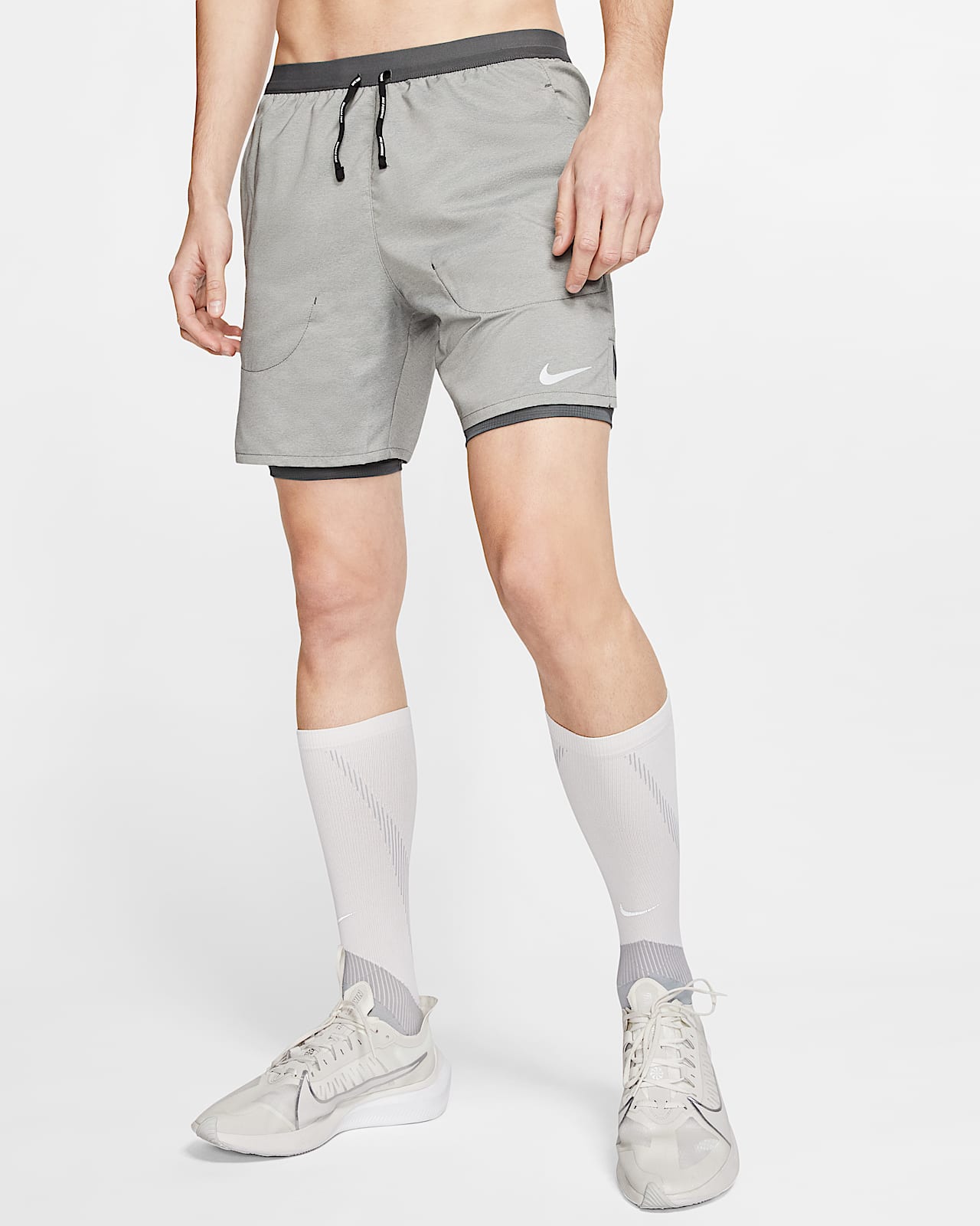 nike flex shorts white