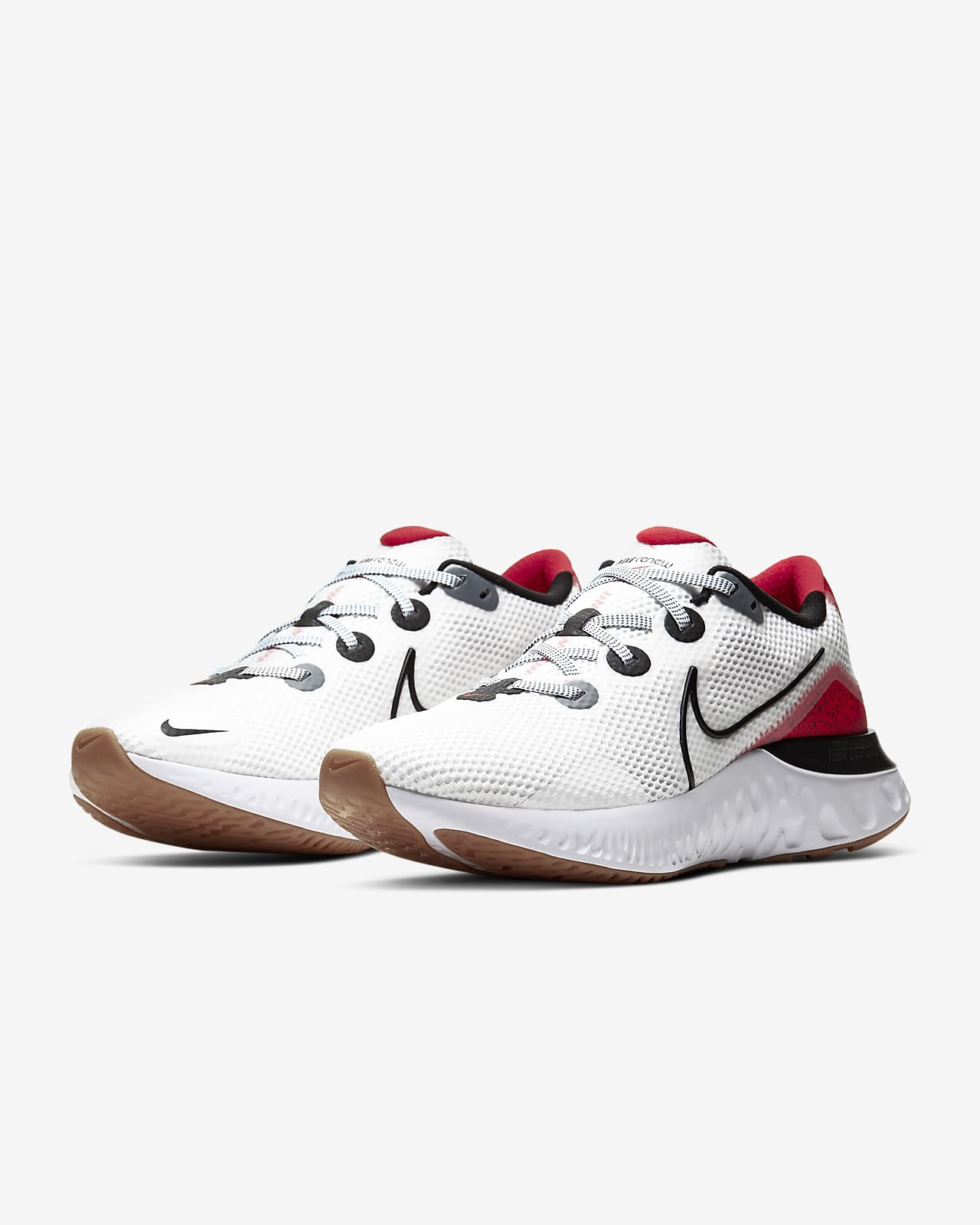 red and white nike shoes mens