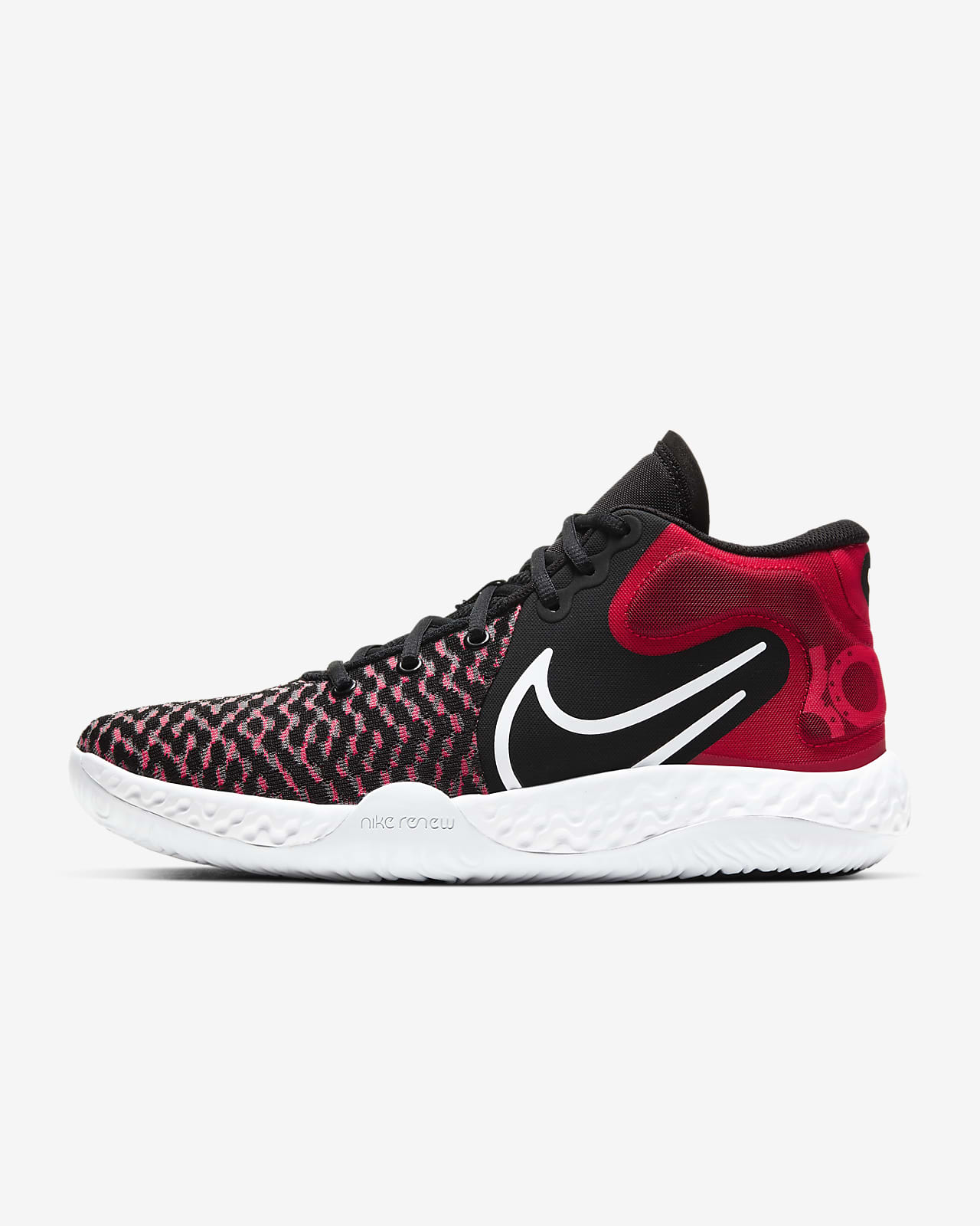 nike red black basketball shoes