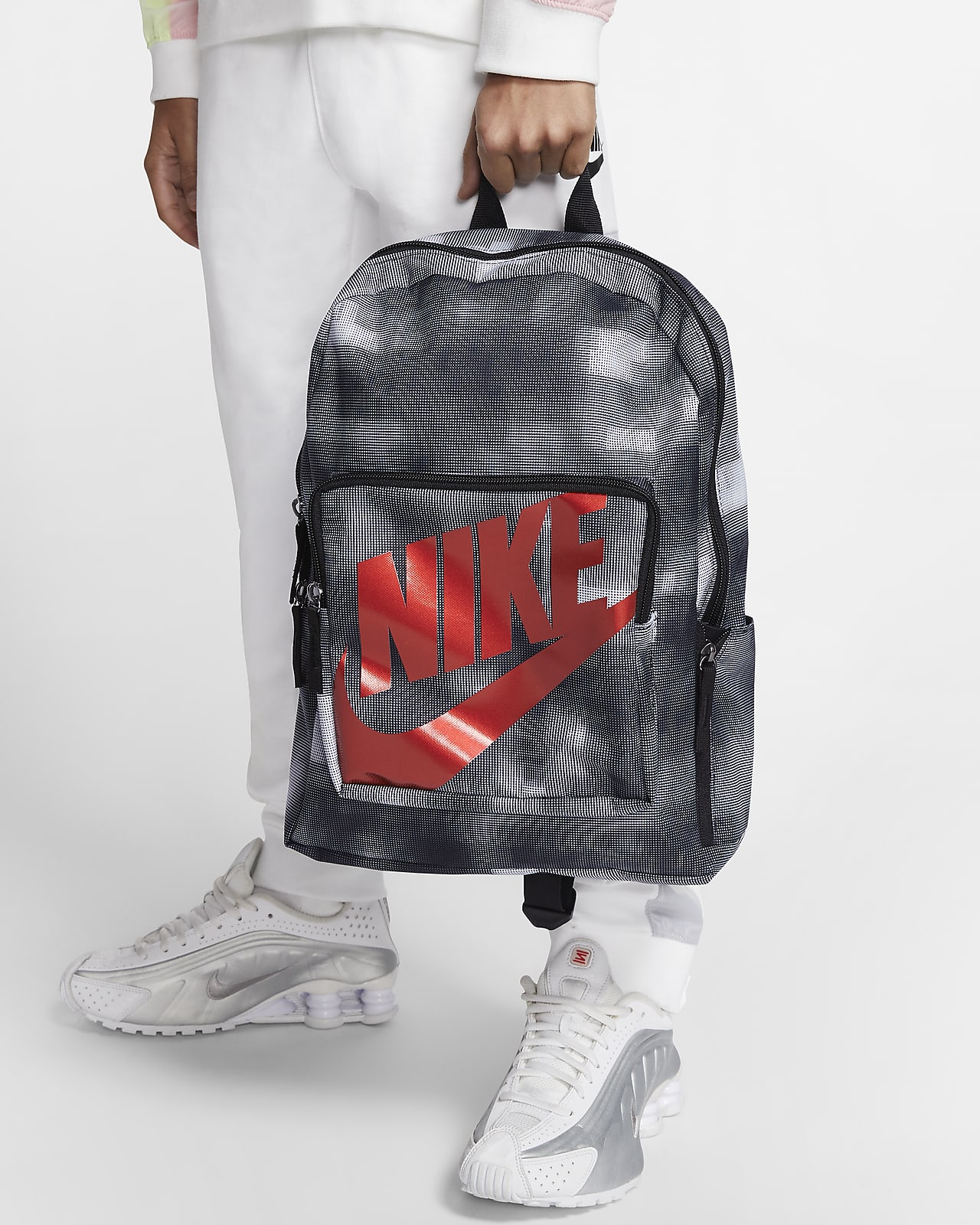 nike printed backpack