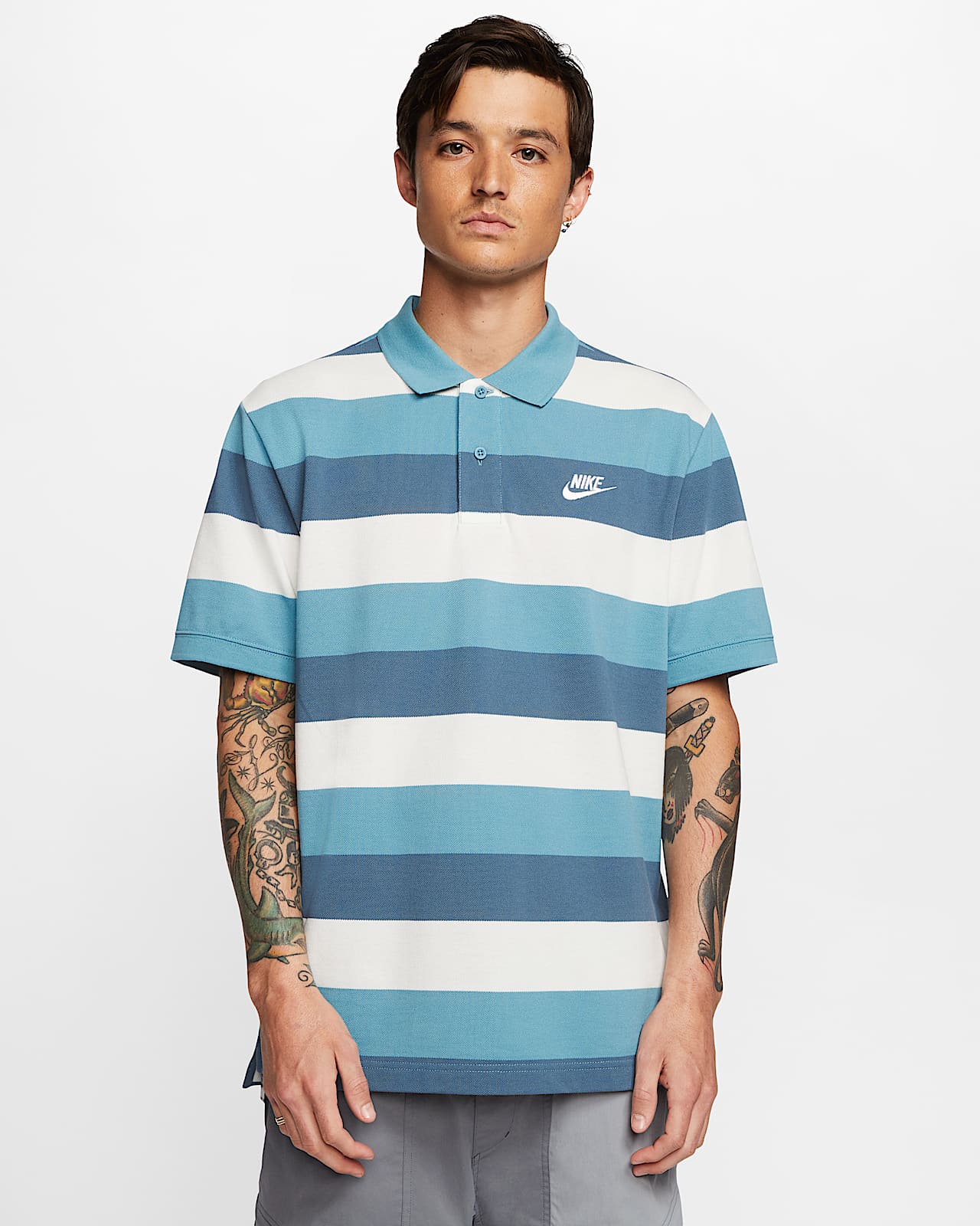 nike polo blue