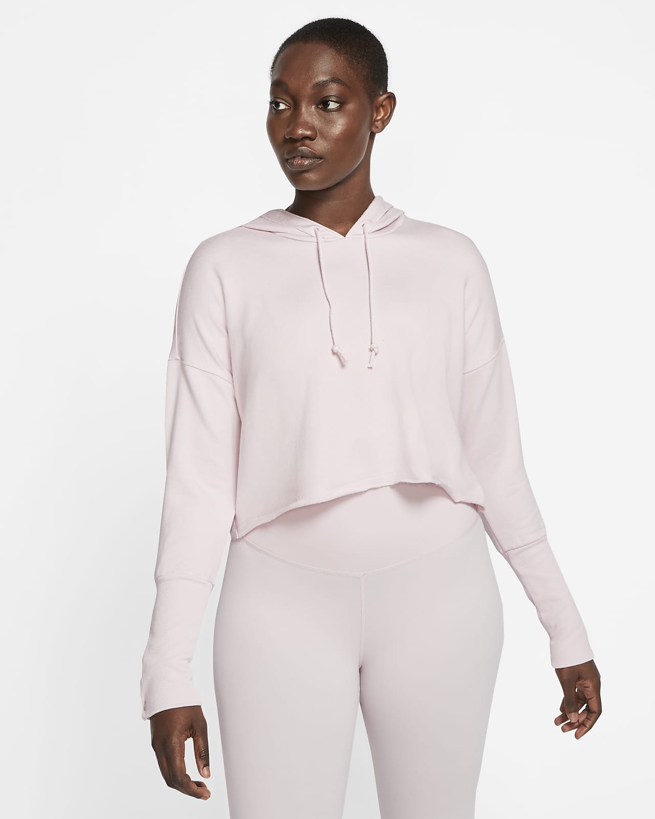 nike women's cropped sweatshirt