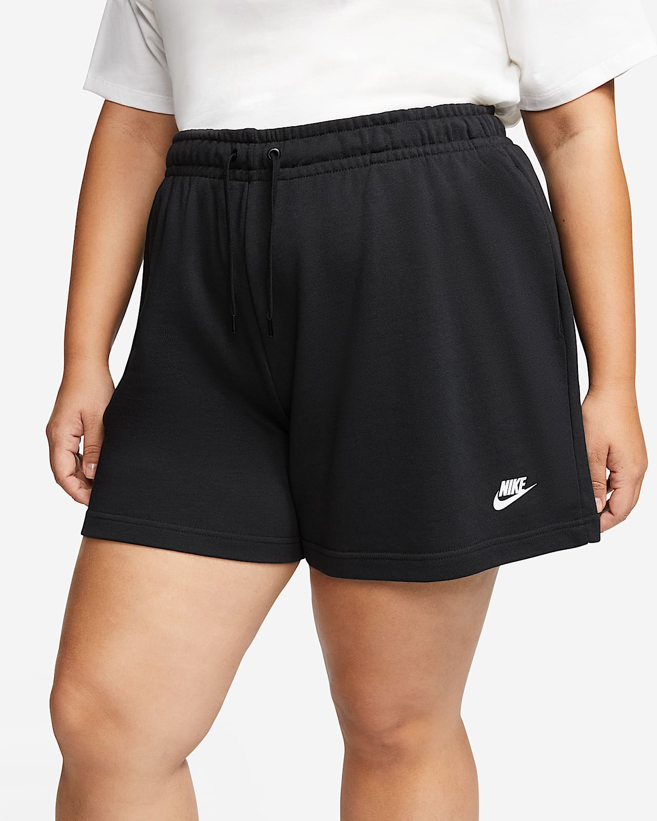 nike women's shorts fleece