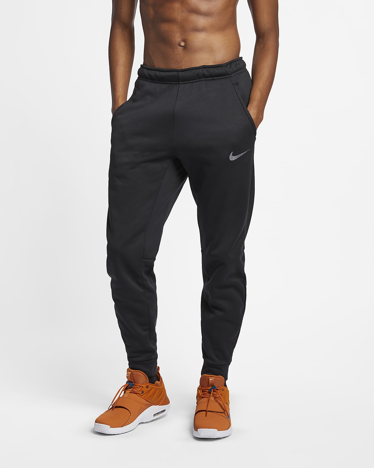 ladies black skinny joggers