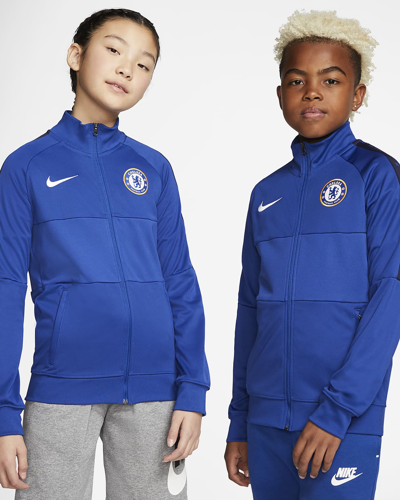 Chelsea F.C. Older Kids' Football Tracksuit Jacket