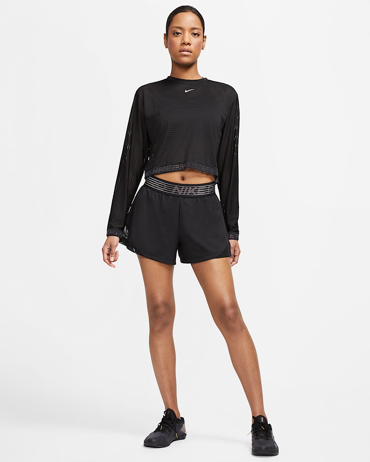 Nike Pro Flex 2-in-1 damesshorts. Nike NL