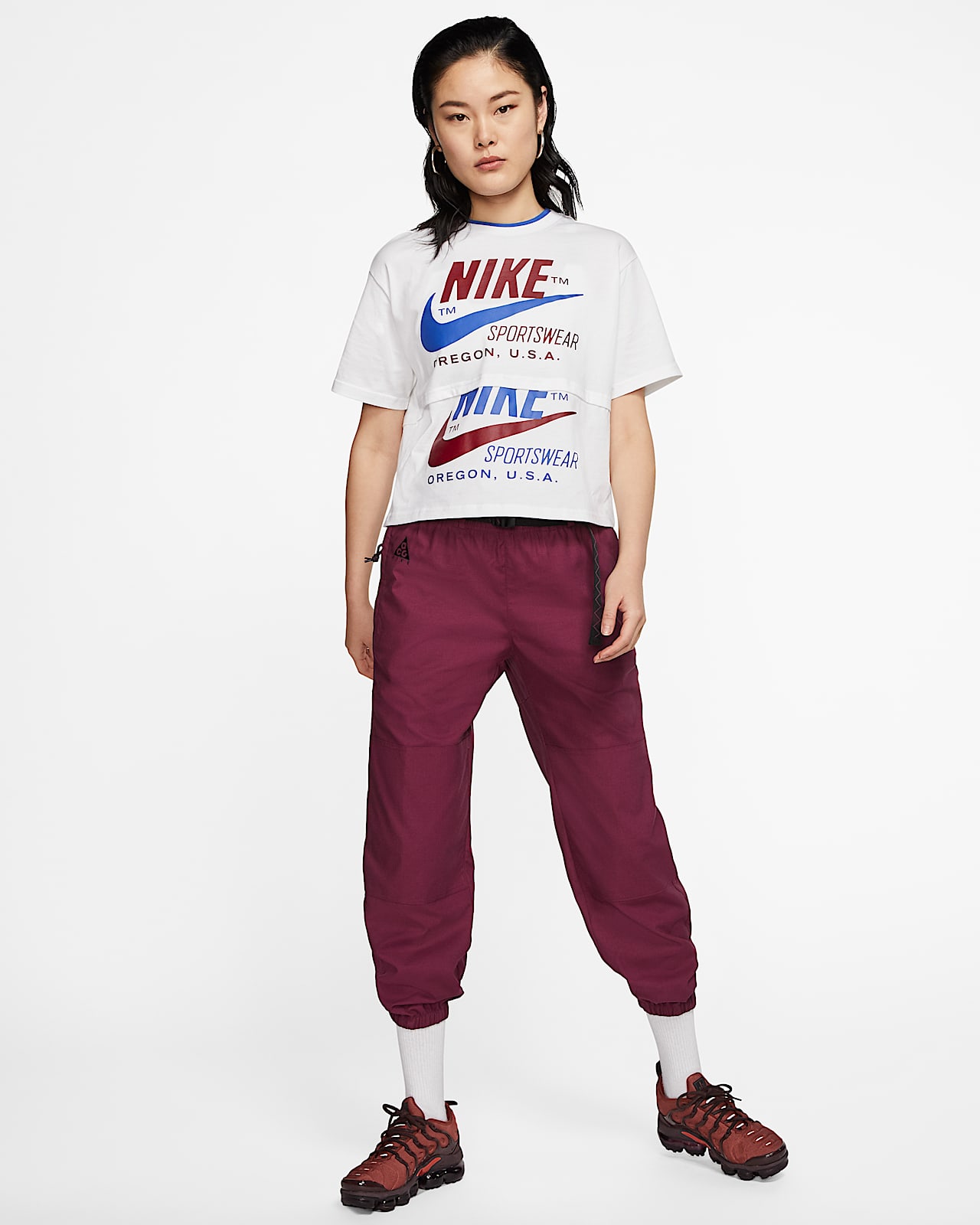 magliette nike donna marroni