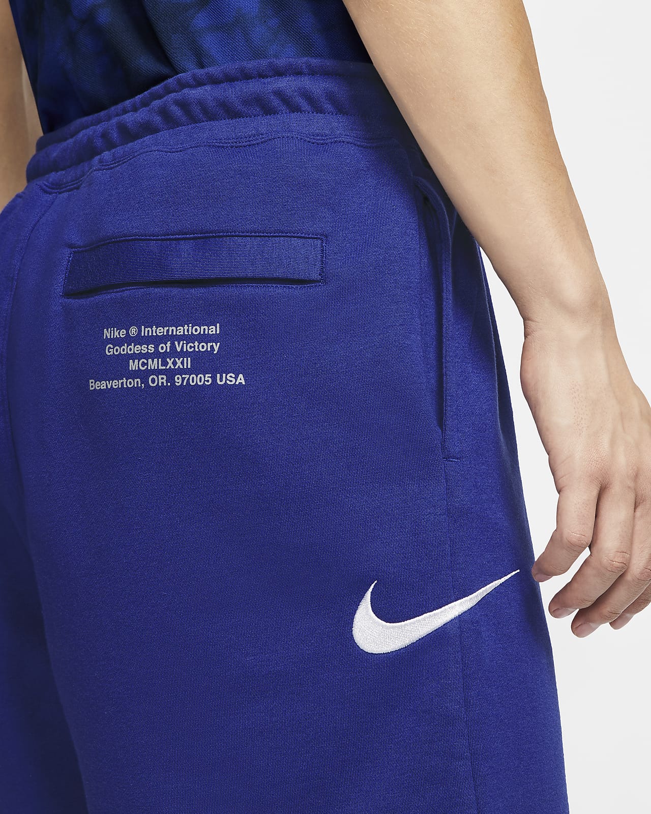 nike sportswear swoosh french terry pants