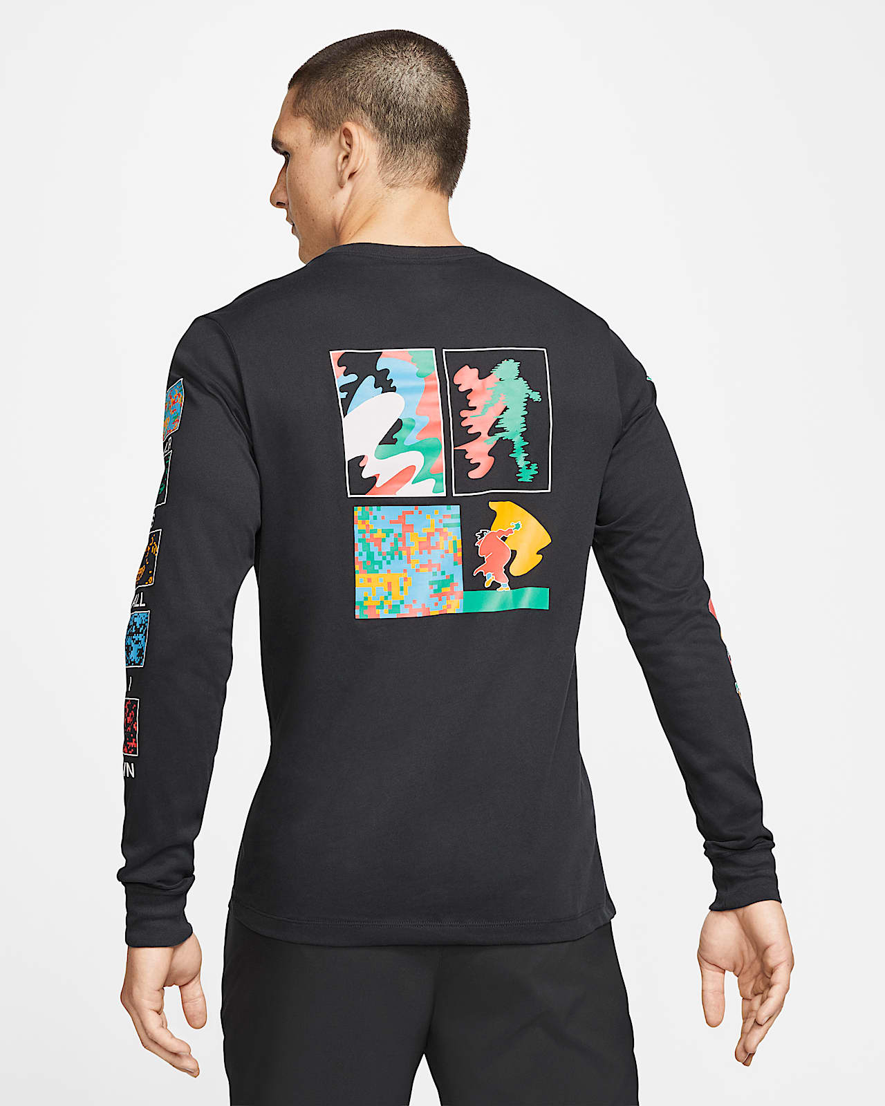 nike dri fit running shirt long sleeve