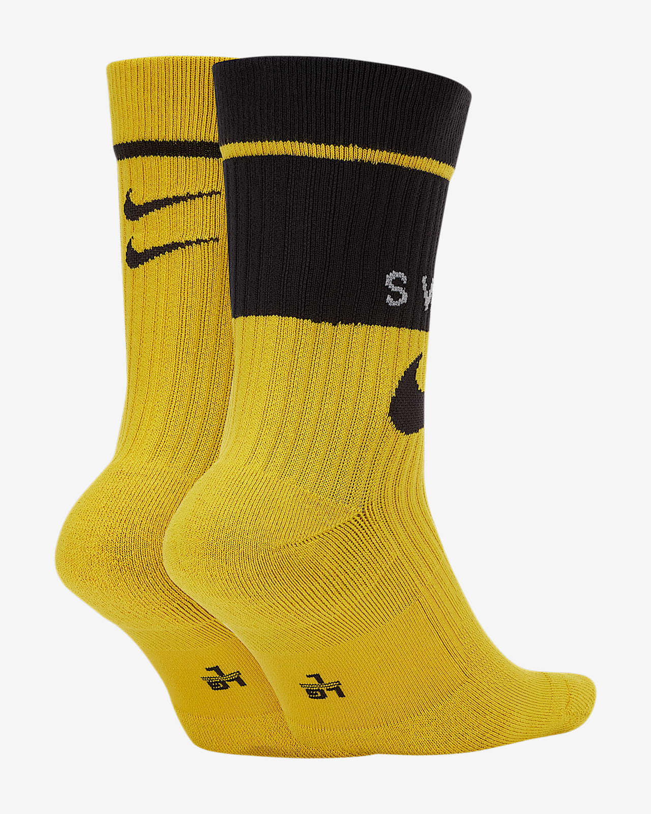 yellow socks nike