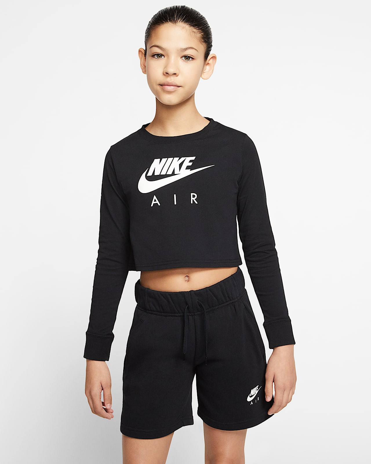 Långärmad t shirt Nike Air för ungdom (tjejer). Nike SE Långärmad t shirt Nike Air för ungdom (tjejer). Nike SE