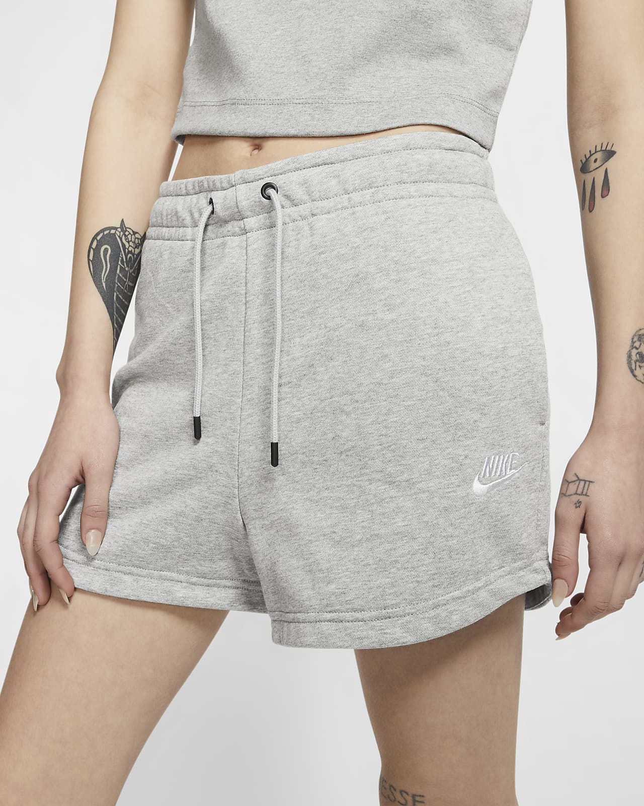 nike women's sportswear essential terry shorts