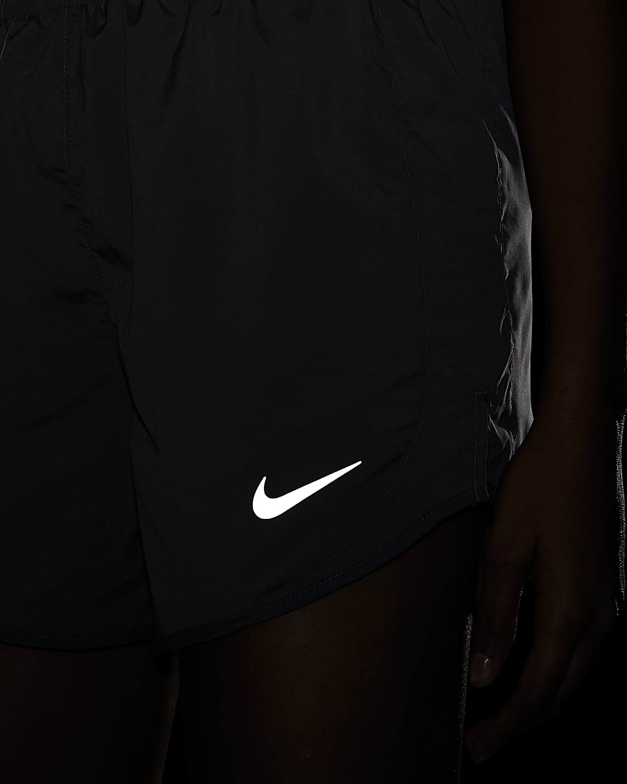 grey nike tempo shorts