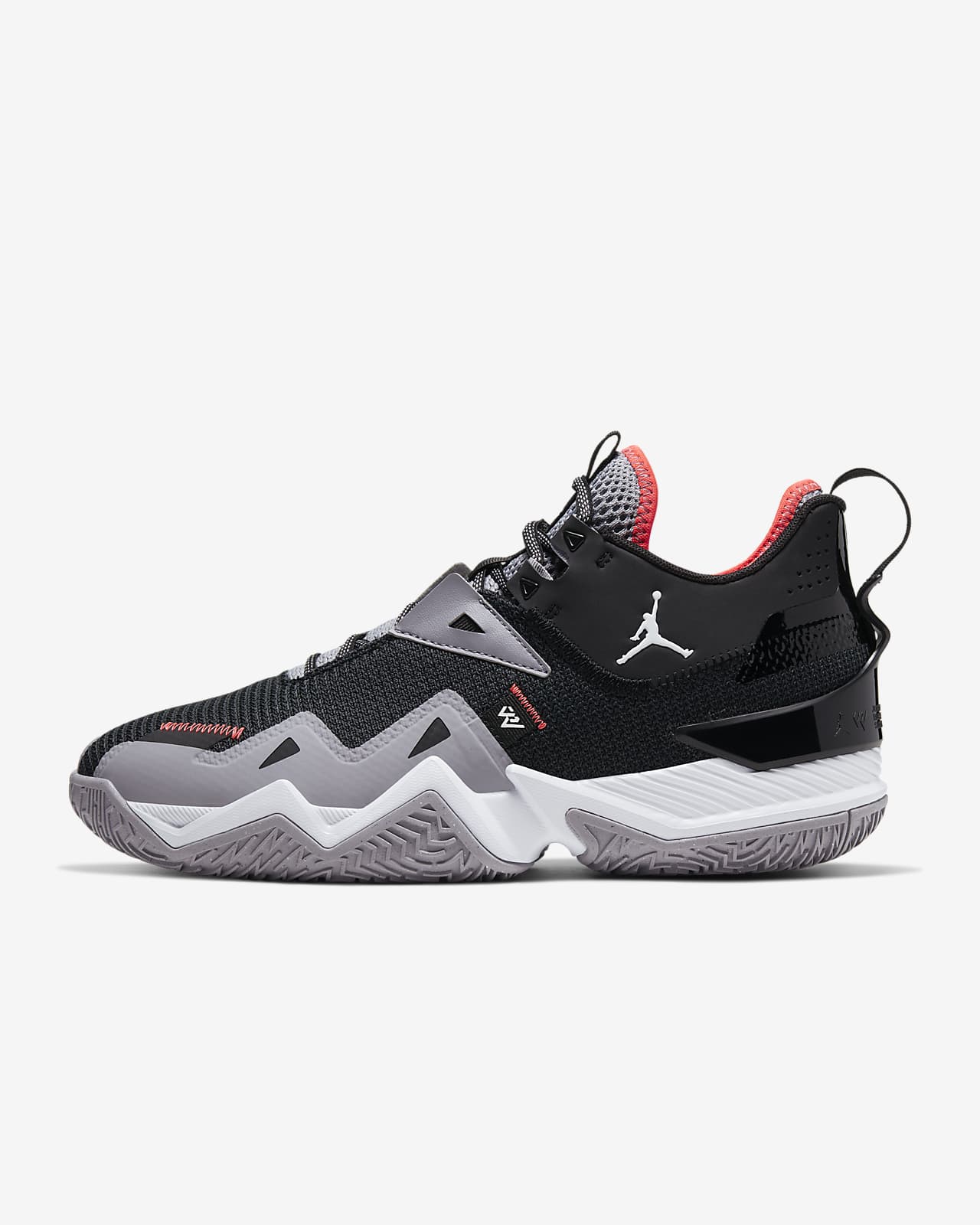 black and white jordan basketball shoes