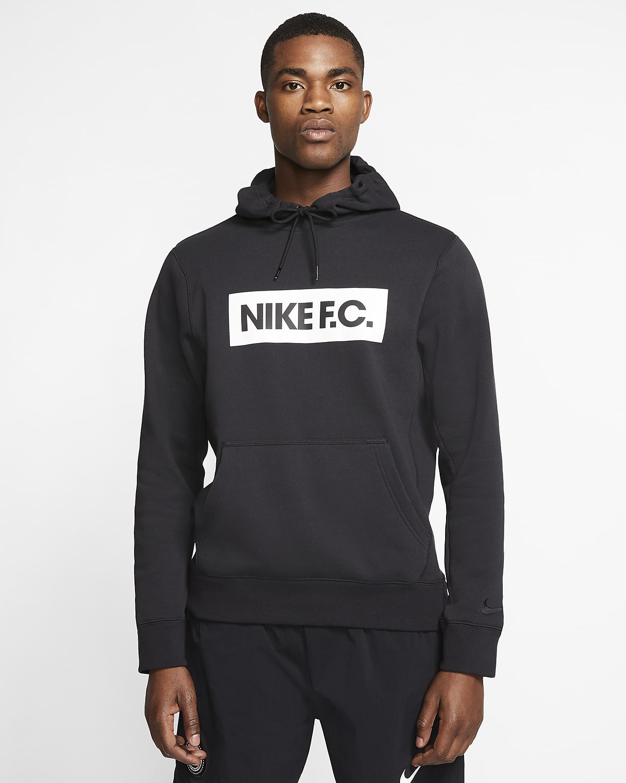 Felpa da calcio pullover in fleece con cappuccio Nike F.C. - Uomo. Nike CH