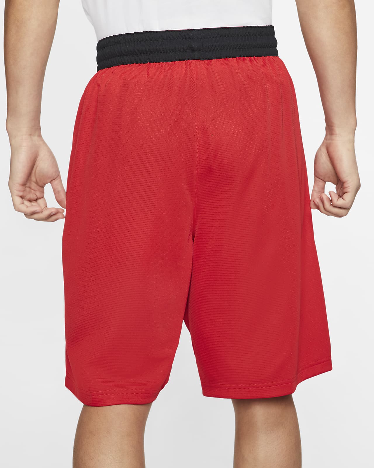 nike red dri fit shorts