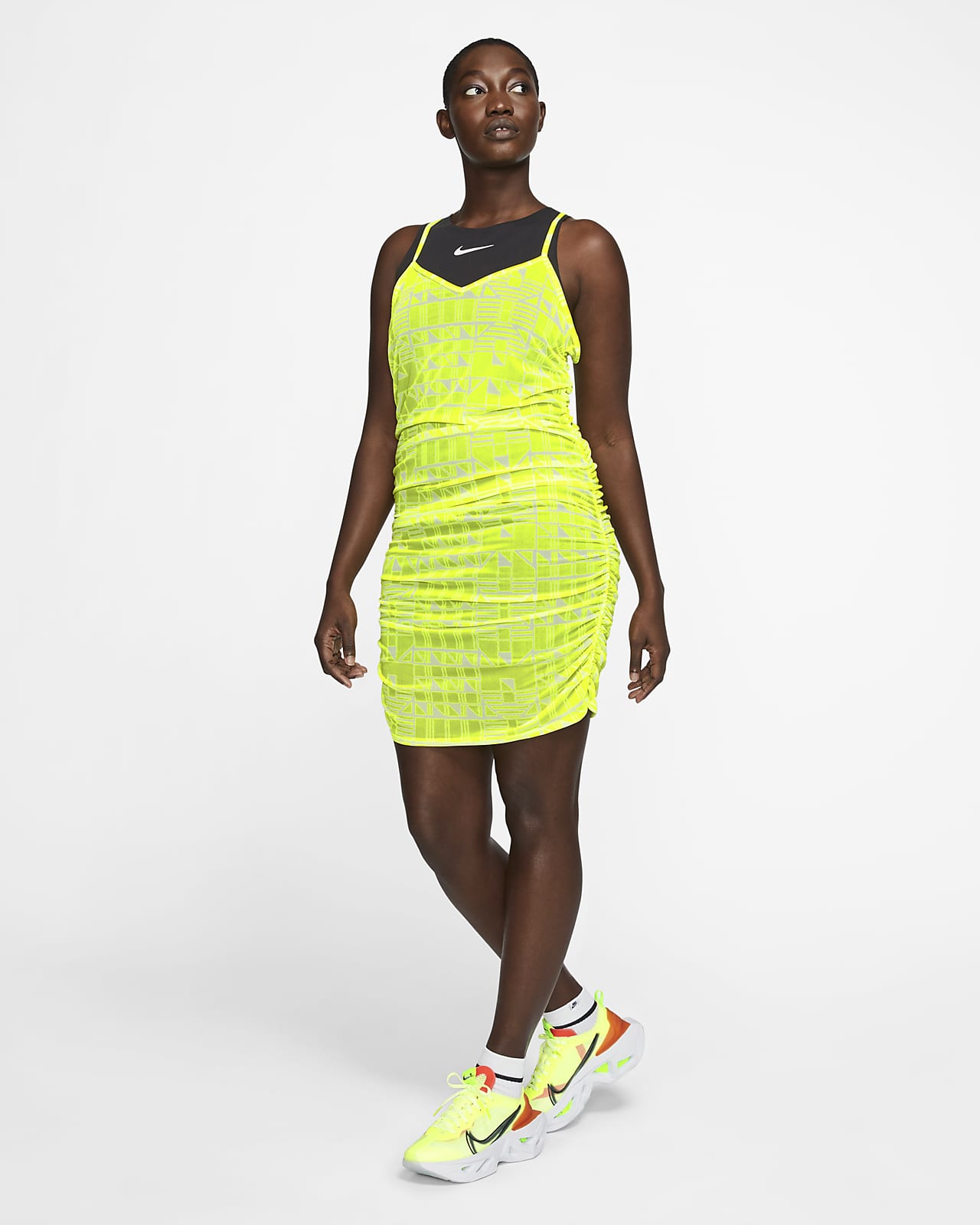 nike ruched dress