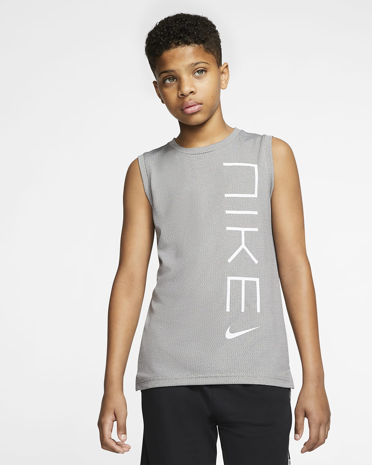 nike boys sleeveless shirt