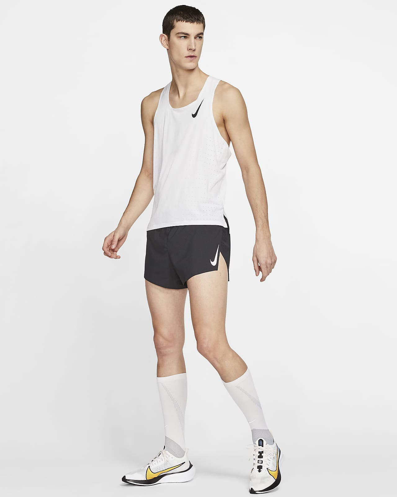 Nike AeroSwift Men's (approx.) Brief-Lined Racing Shorts.